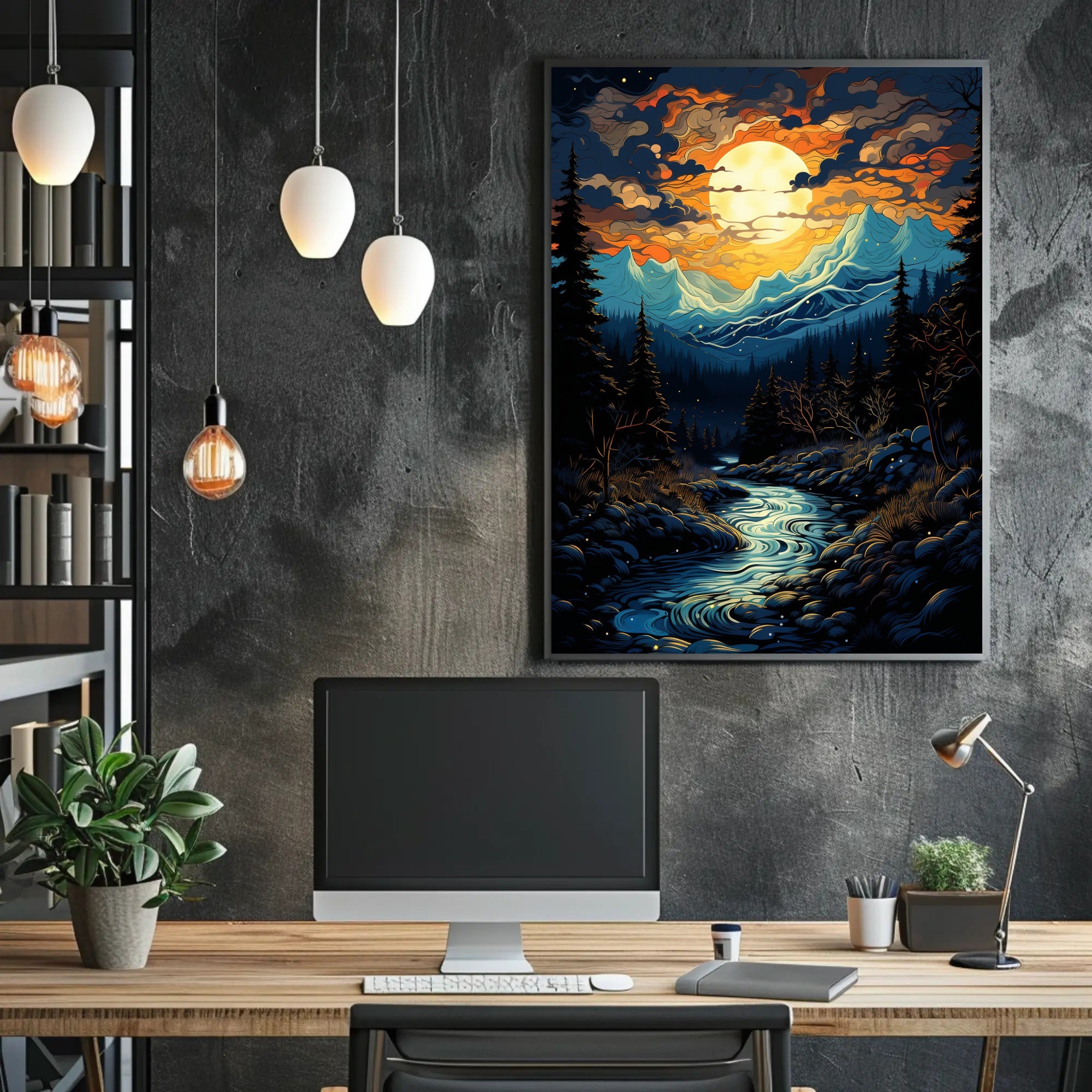 Aye Mystical Landscape Poster