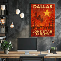 Dallas Lone Star Poster