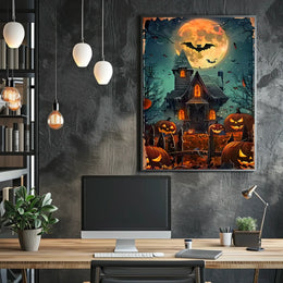 Haunted Halloween Night Poster
