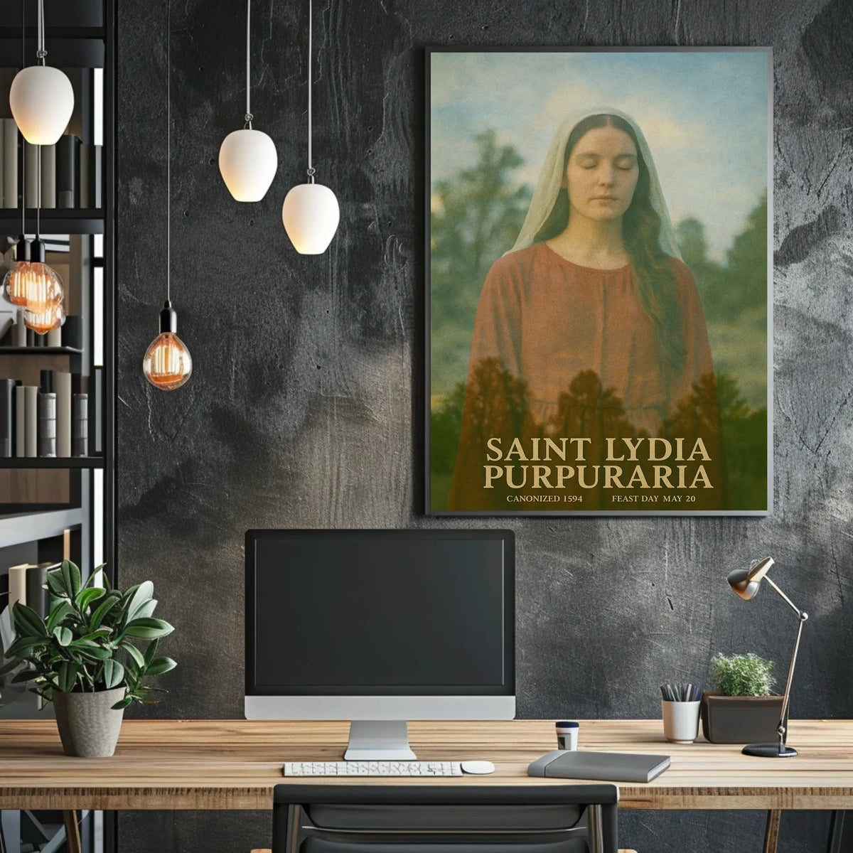 Saint Lydia Purpuraria Poster