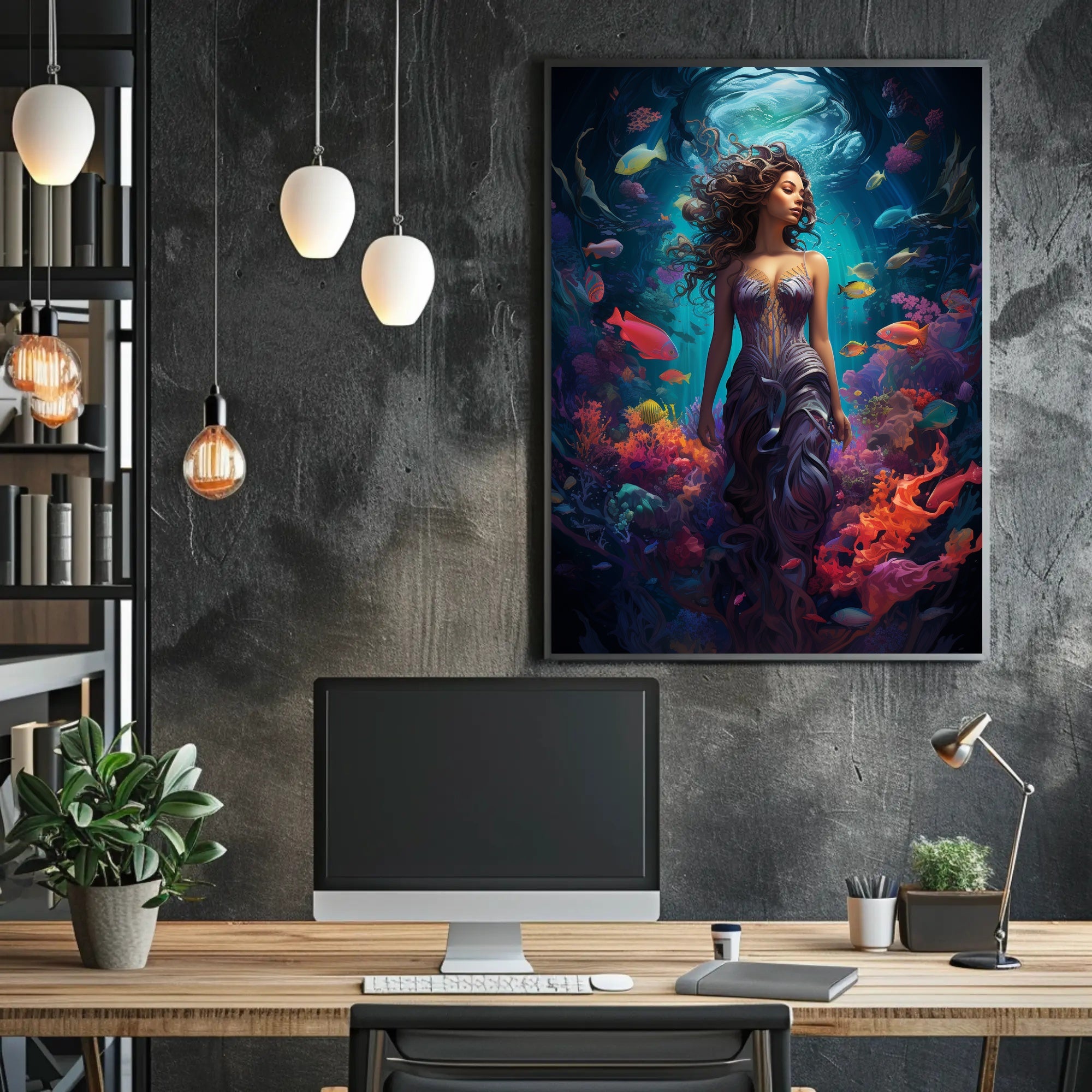 Enchanted Ocean Realm Poster