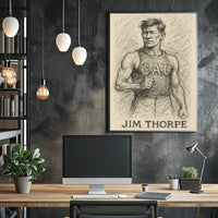 Jim Thorpe Athletic Legend Poster