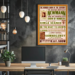 The Master Mentalist Neumann Vintage Entertainment Poster