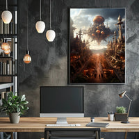 The Floating Cityscape Poster