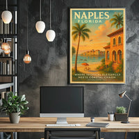 Naples, Florida Tropical Elegance Poster