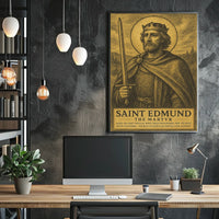 Saint Edmund The Martyr Poster