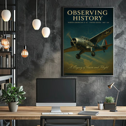 Observing History: Vintage North American O-47 Poster