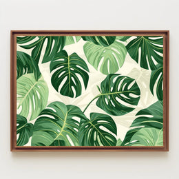 Tropical Foliage Bliss Poster
