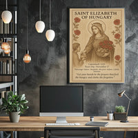 Saint Elizabeth Charity Art in Cultural Heritage Poster