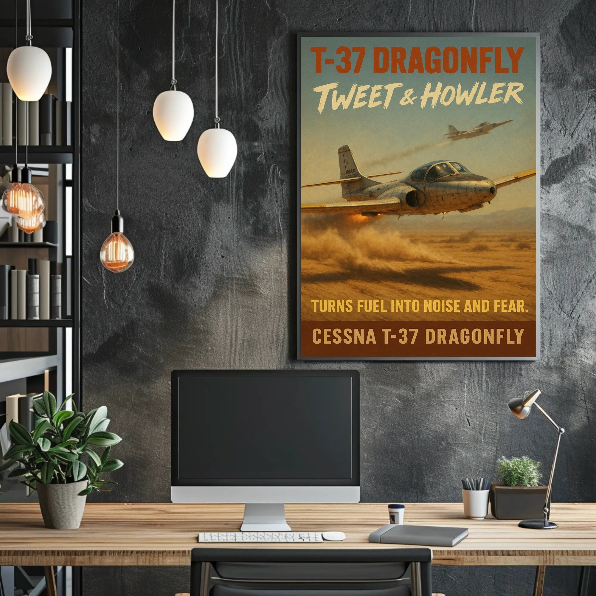 T-37 Dragonfly Military Fighter Jet