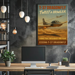 T-37 Dragonfly Military Fighter Jet