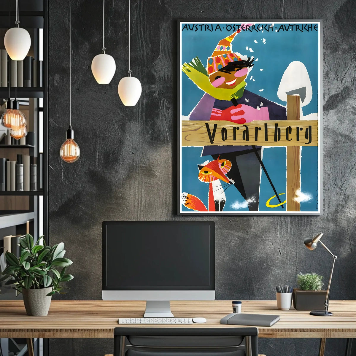 Winter Fun In Vorarlberg Poster