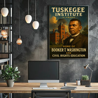 Booker T. Washington And Tuskegee Poster