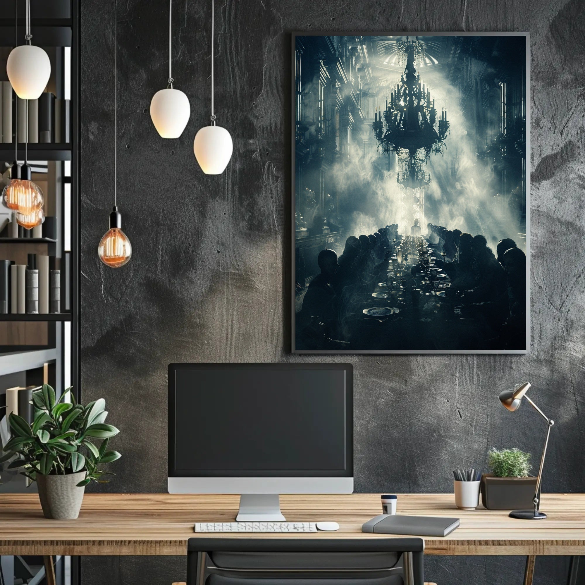 Haunting Dramatic Scene in Historical Drama Poster PosterGoat