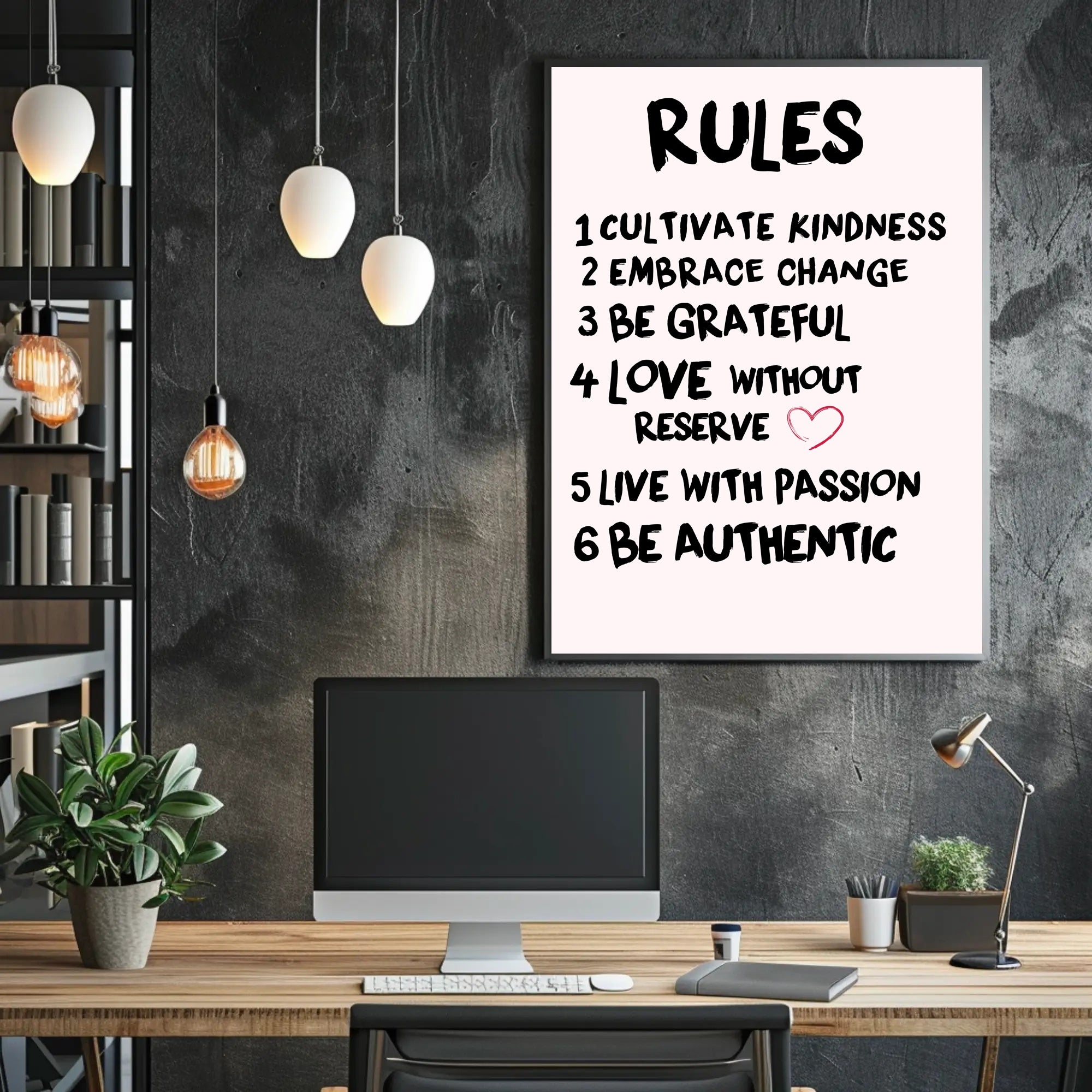 Inspirational Typography Print for Motivational or Quote Poster PosterGoat