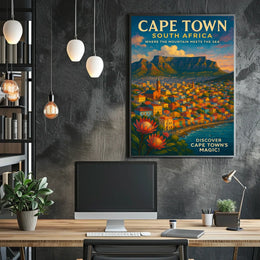 Discover Cape Towns Magic Poster