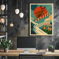 Reindeer Ski Jump Extravaganza Poster