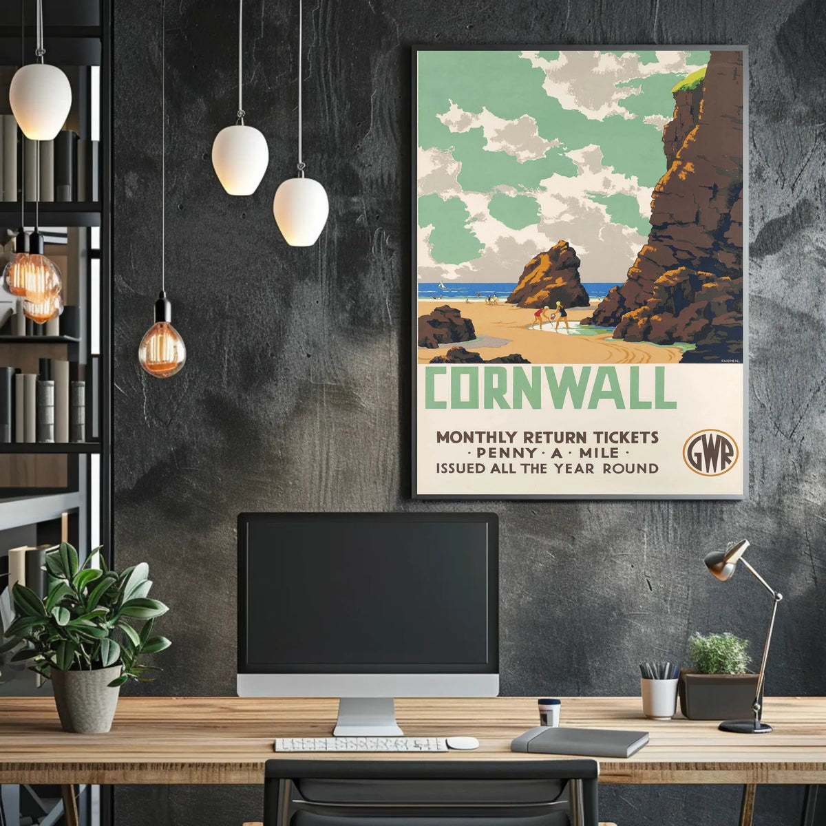 Cornwall Travel Promotion Poster