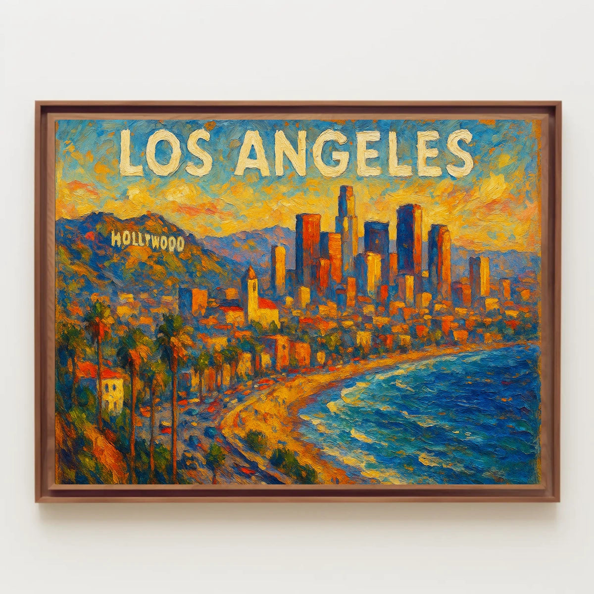 Los Angeles Skyline Poster
