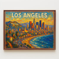 Los Angeles Skyline Poster