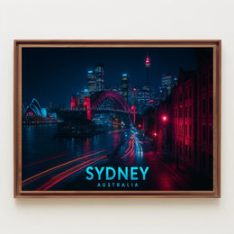 Sydney at Night Poster