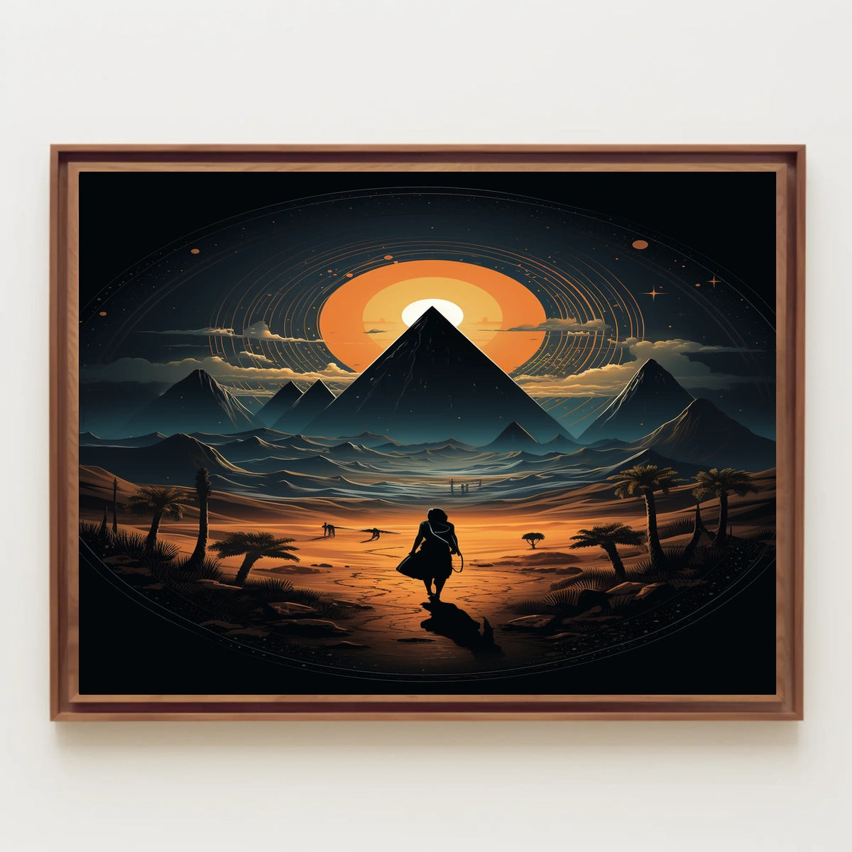 Journey Through The Cosmic Desert Poster