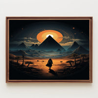 Journey Through The Cosmic Desert Poster