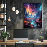 Celestial Landscape Poster PosterGoat