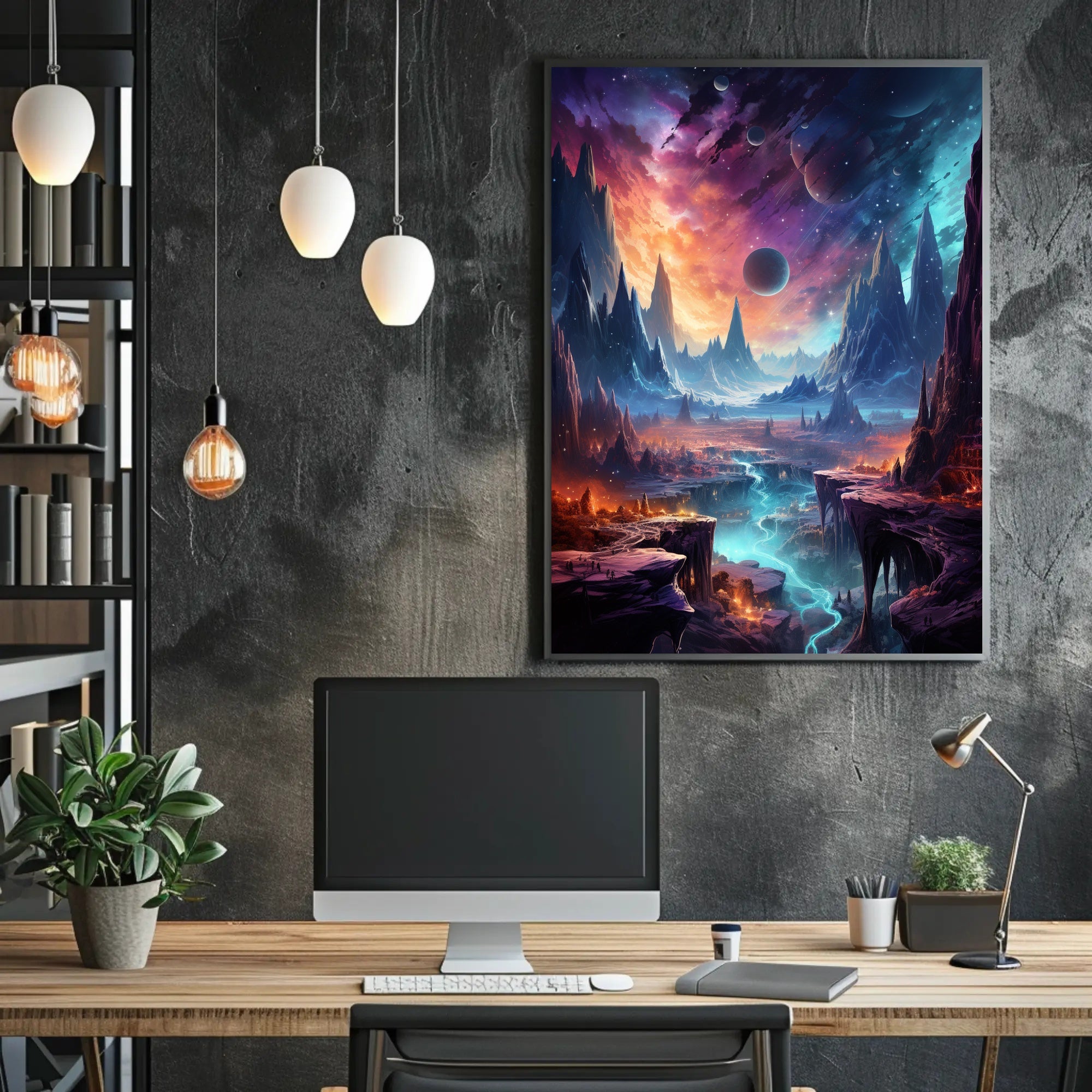 Celestial Landscape Poster PosterGoat