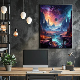 Celestial Landscape Poster PosterGoat