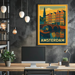 Amsterdam Scenic Poster
