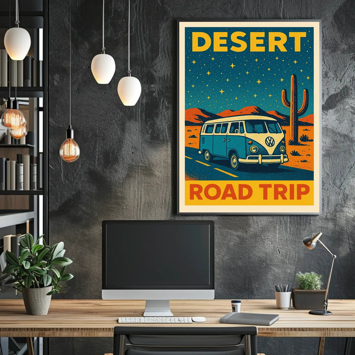 Desert Road Trip Poster