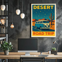 Desert Road Trip Poster