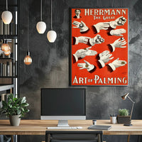 Herrmann the Great Magic Show Vintage Poster - Cultural or Heritage Poster