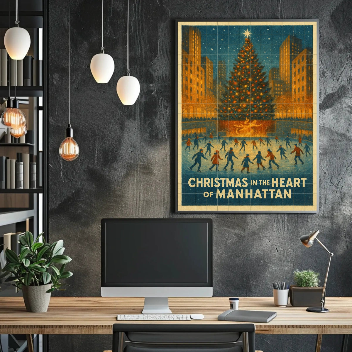 Christmas In The Heart Of Manhattan Poster