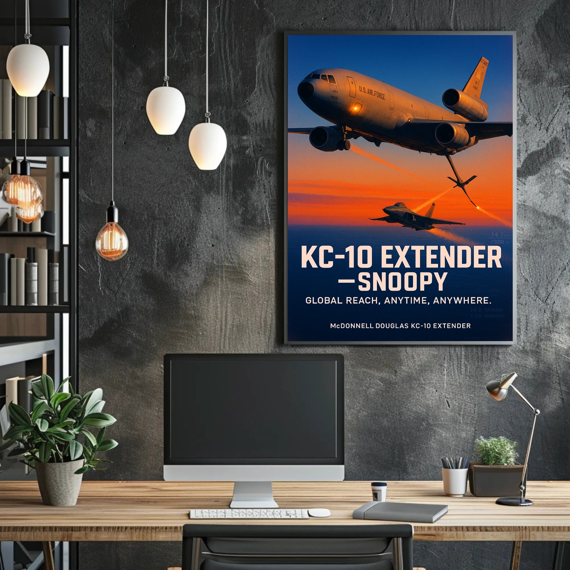 KC-10 Extender Global Reach Poster PosterGoat