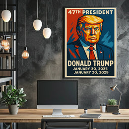 Visionary Trump American Spirit Pop Art Poster