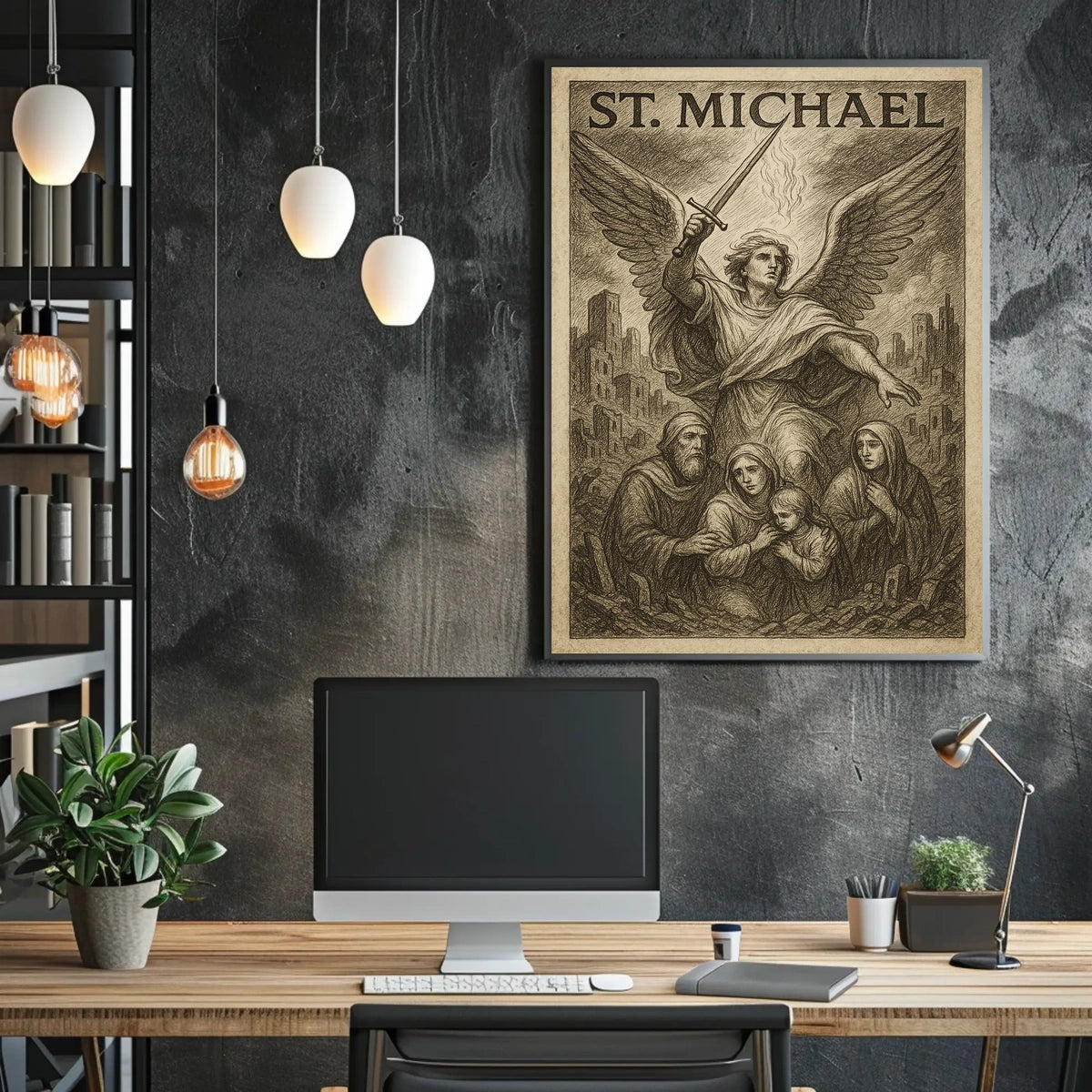 St. Michael Protector Of The Faithful Poster