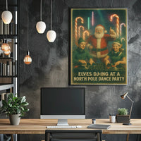 North Pole Dance Party Extravaganza Poster