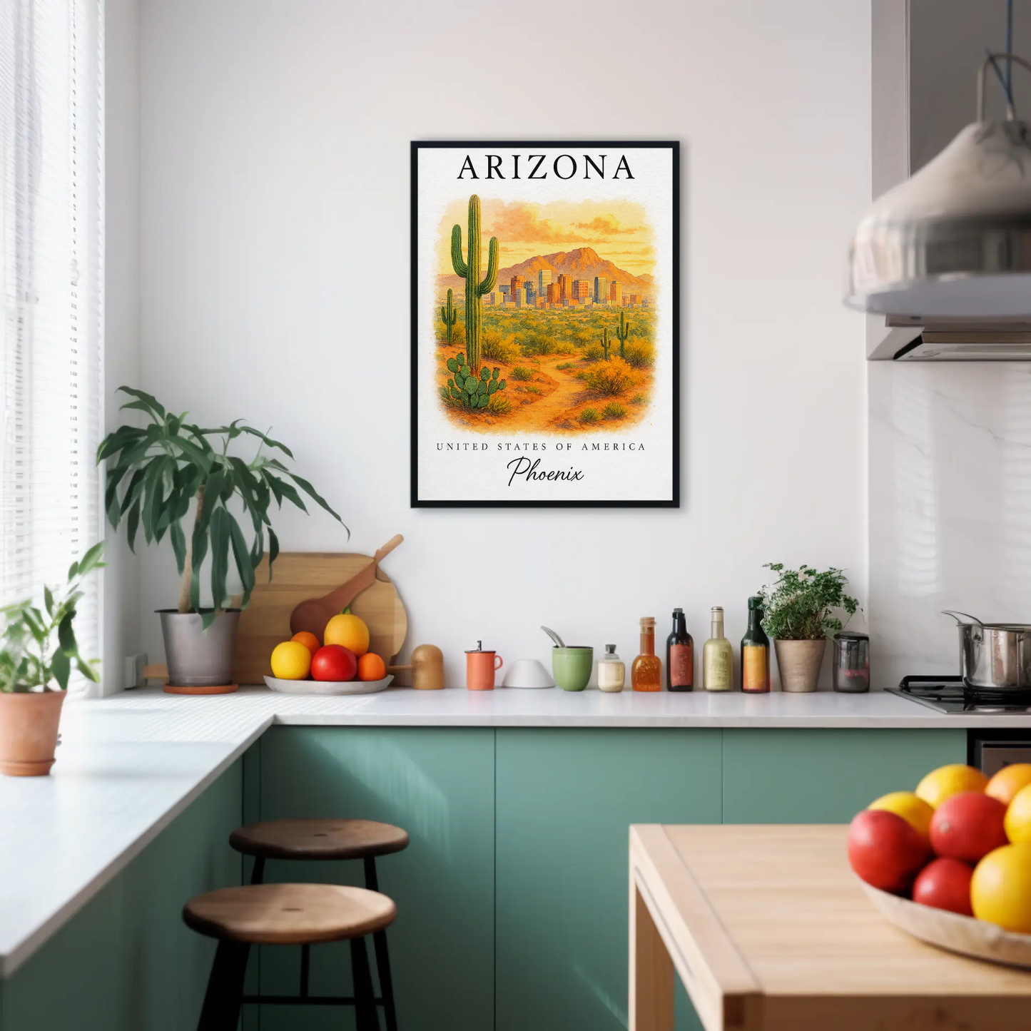 Arizona, Phoenix Signature Series Vintage Travel Poster