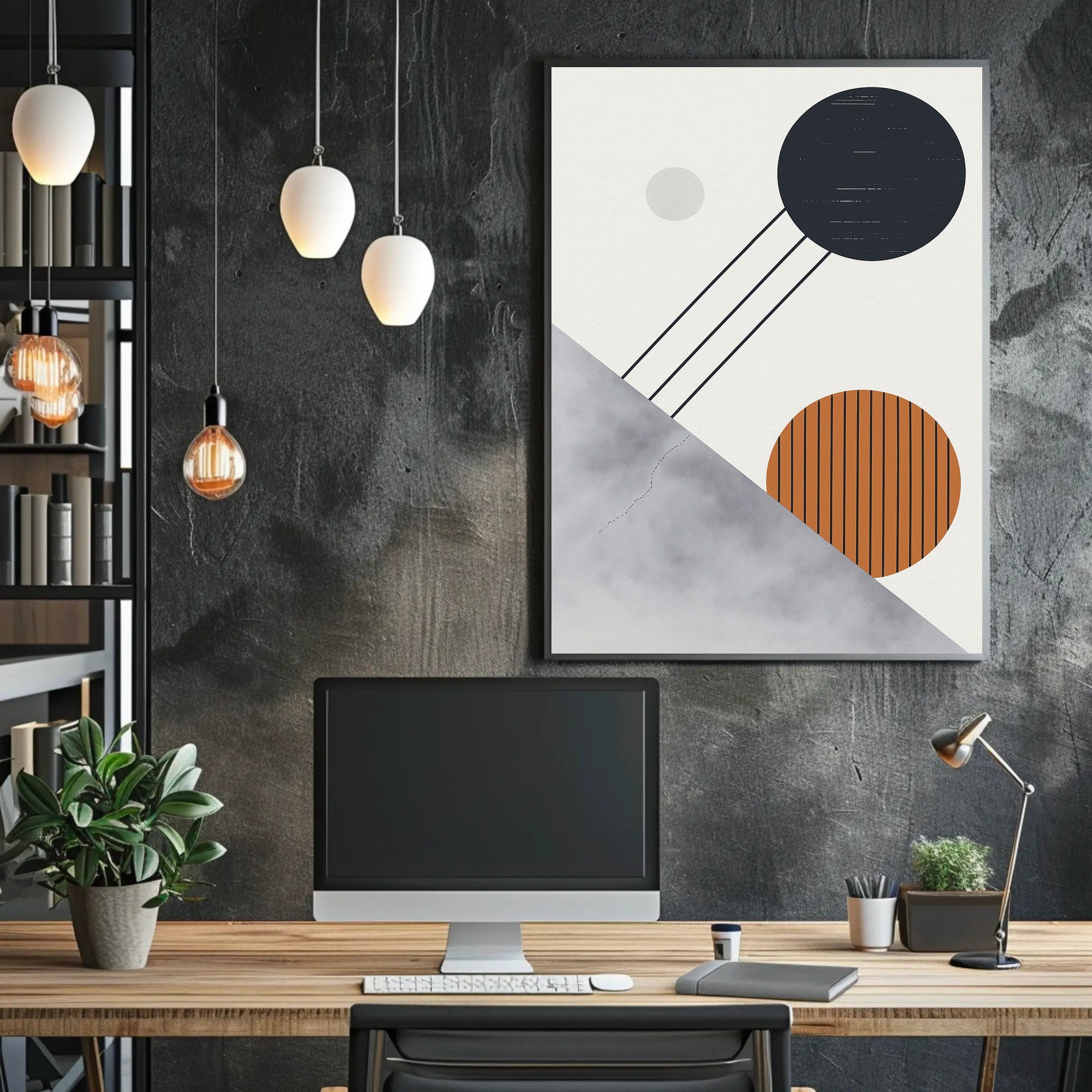Geometric Harmony Poster PosterGoat