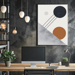 Geometric Harmony Poster PosterGoat