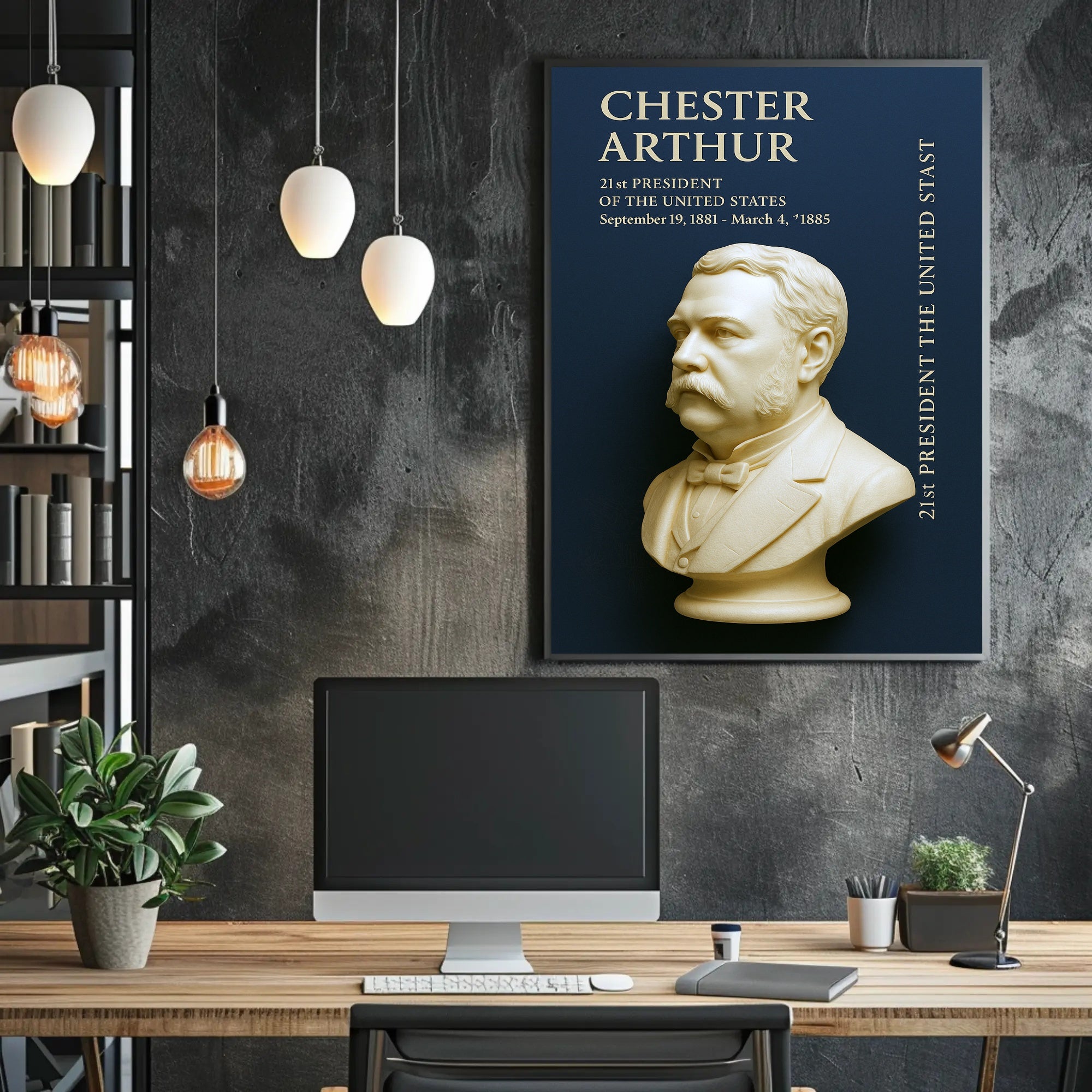 Chester Arthur 21st President Poster PosterGoat