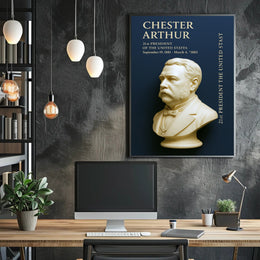 Chester Arthur 21st President Poster PosterGoat