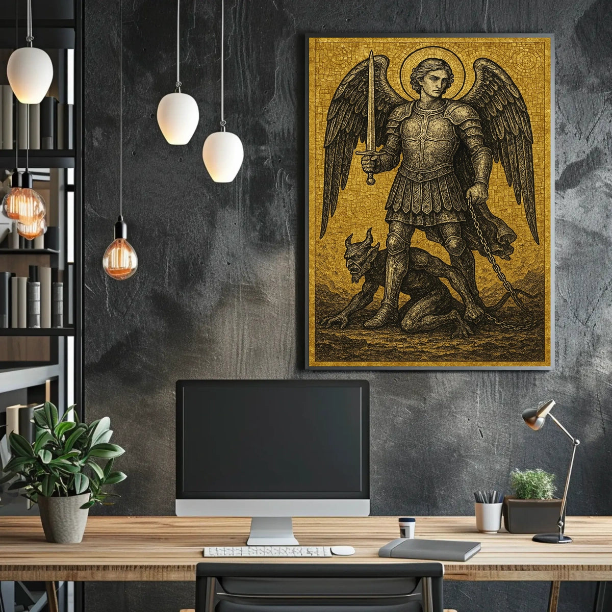 Archangel Michael Guardian Of Light Poster