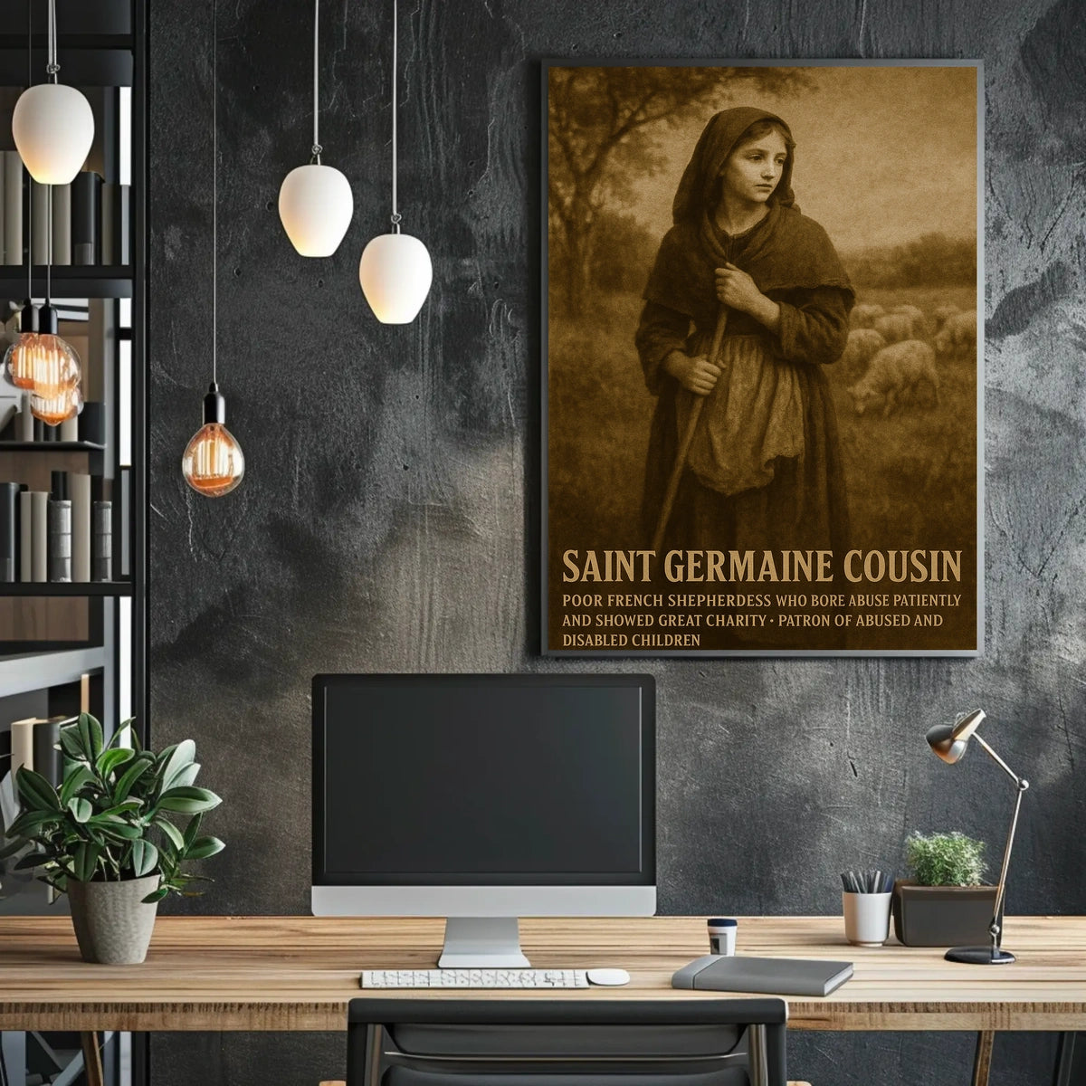 Saint Germaine Cousin Patron Of Abused Poster