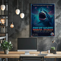 Great White Apex of the Abyss Poster