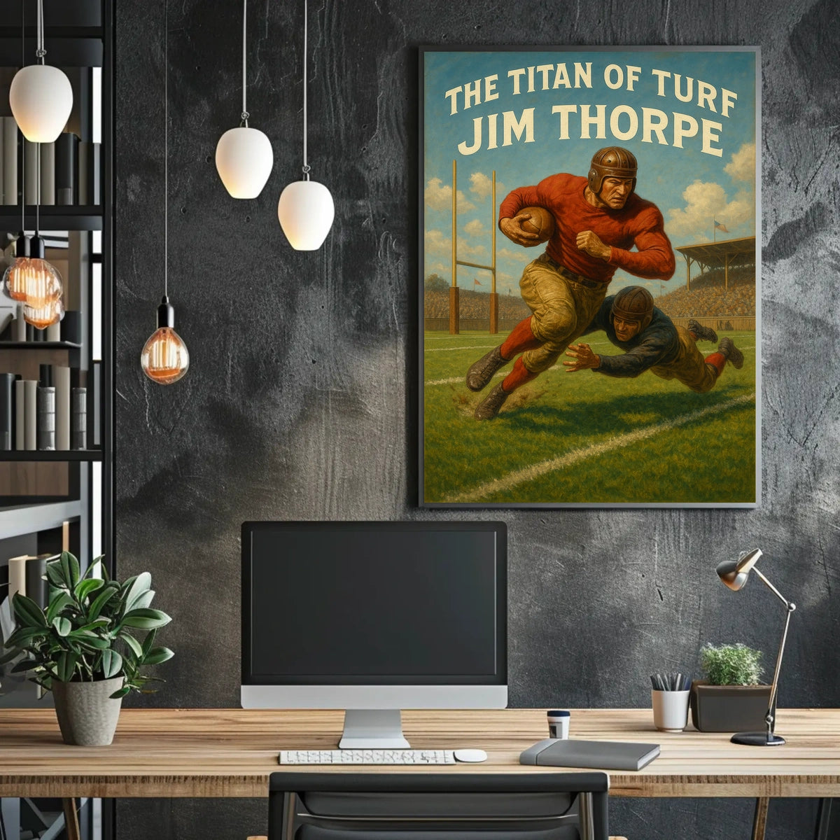 The Titan of Turf Jim Thorpe Poster