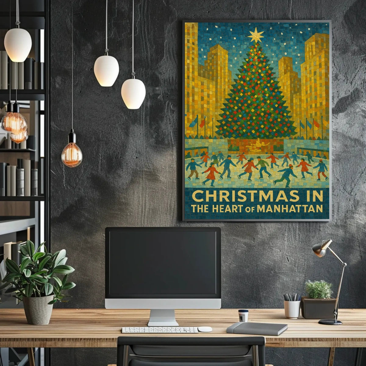 Christmas In The Heart Of Manhattan Poster