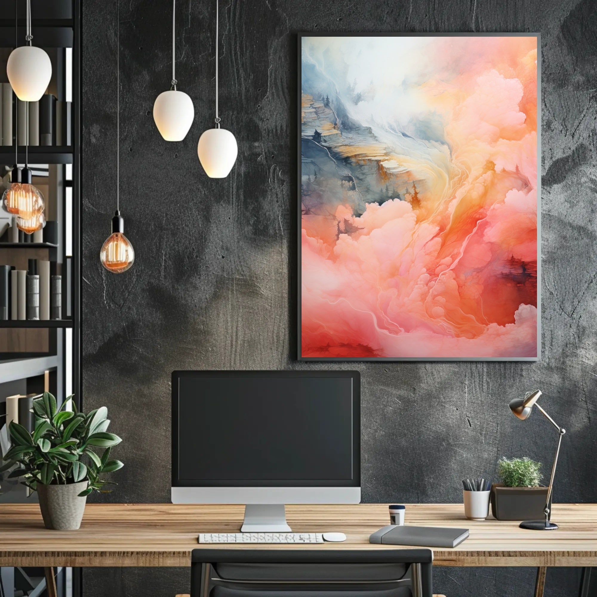 Dreamscape In Pastel Poster